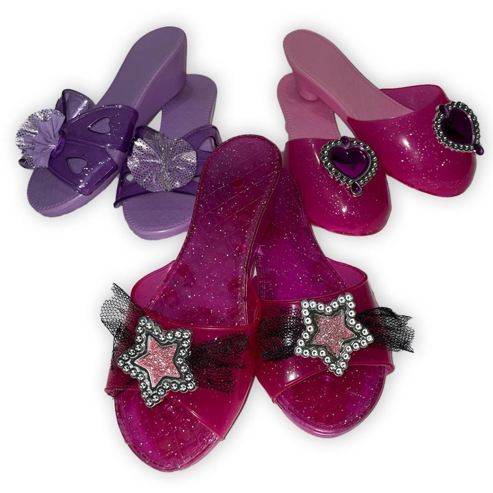 Melissa & Doug kids dress-up Shoes (3 PAIRS)